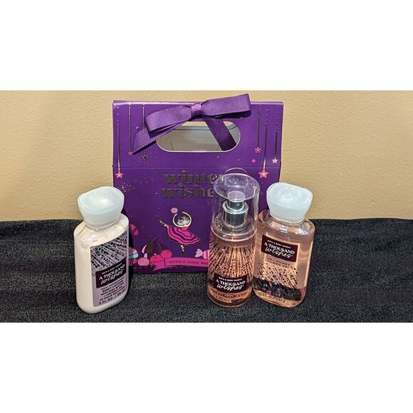 Bath & Body Works Winter Wishes Gift Set "A Thousand Wishes" - Picture 1 of 3